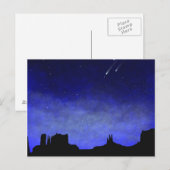 Monument Valley Glow in Dark Wall Mural Briefkaart (Voorkant / Achterkant)