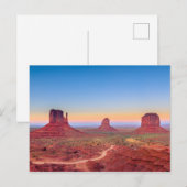 Monument Valley Grand Canyon Utah USA Sunset Briefkaart (Voorkant / Achterkant)