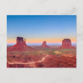 Monument Valley Grand Canyon Utah USA Sunset Briefkaart (Voorkant)