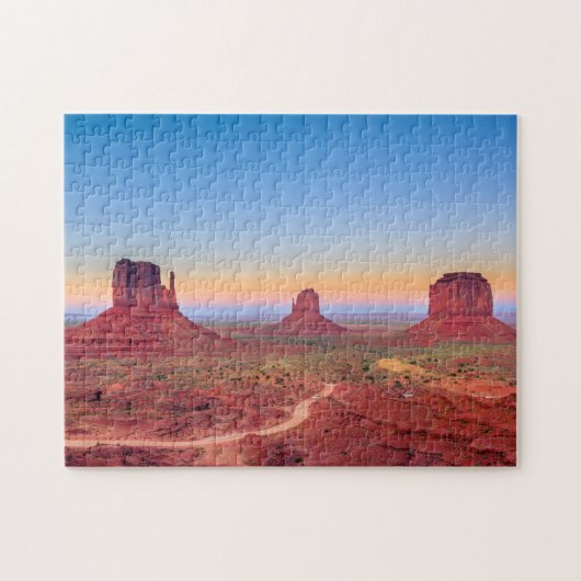 Monument Valley Grand Canyon Utah USA Sunset Legpuzzel (Horizontaal)