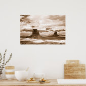 monument valley infrared poster (Keuken)