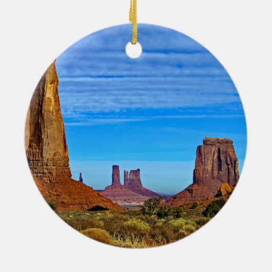 Monument Valley Keramisch Ornament (Achterkant)