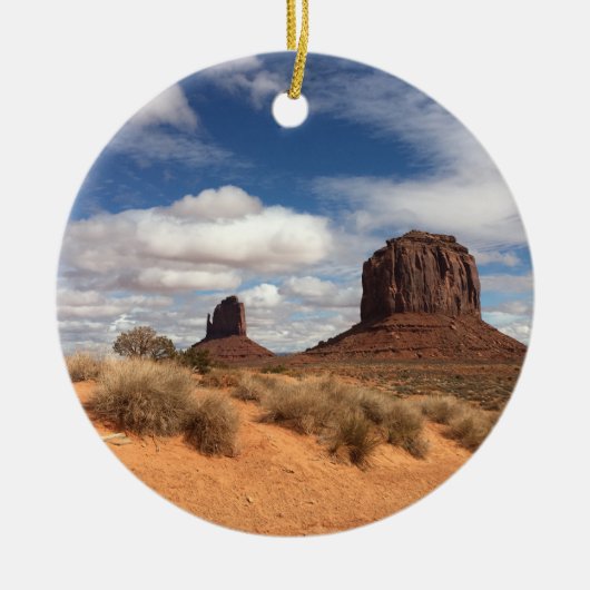 Monument Valley Keramisch Ornament (Voorkant)