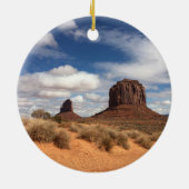 Monument Valley Keramisch Ornament (Achterkant)