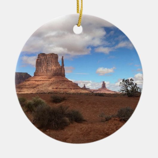 Monument Valley Keramisch Ornament (Voorkant)