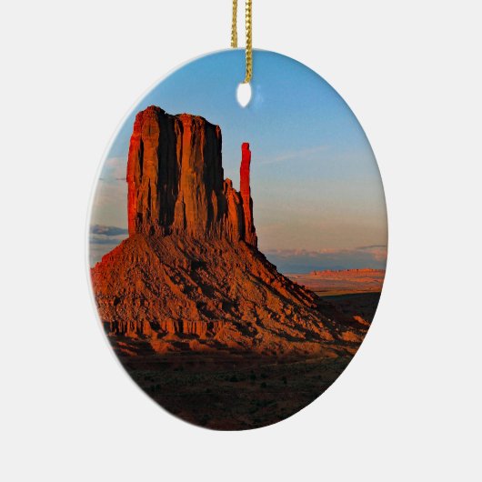 Monument Valley Kerstmis Keramisch Ornament (Rechts)
