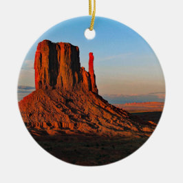 Monument Valley Kerstmis Keramisch Ornament