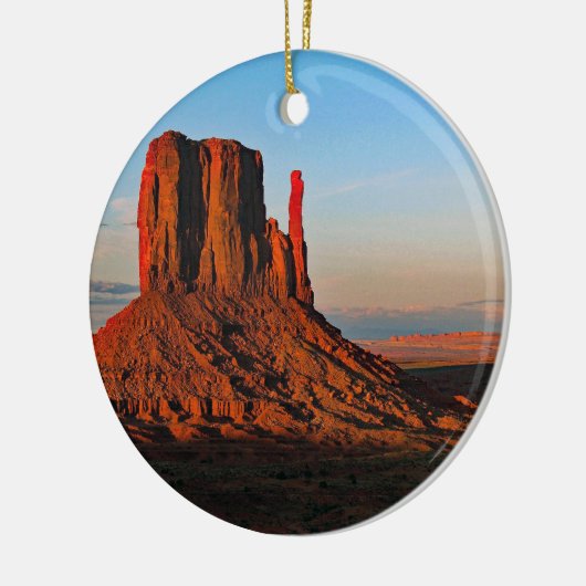 Monument Valley Kerstmis Keramisch Ornament (Links)