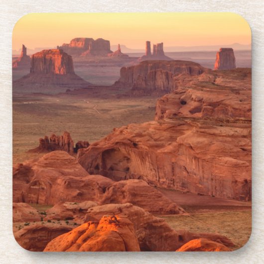 Monument Valley landschap, Arizona Bier Onderzetter (Voorkant)