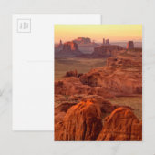 Monument Valley landschap, Arizona Briefkaart (Voorkant / Achterkant)