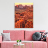 Monument Valley landschap, Arizona Canvas Afdruk (Insitu (Woonkamer))