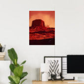Monument Valley landschap papier print (Thuiskantoor)
