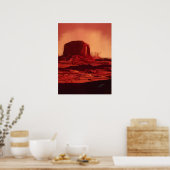 Monument Valley landschap papier print (Keuken)