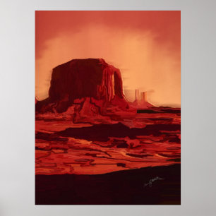 Monument Valley landschap papier print