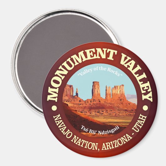 Monument Valley Magneet (Voorkant / Achterkant)
