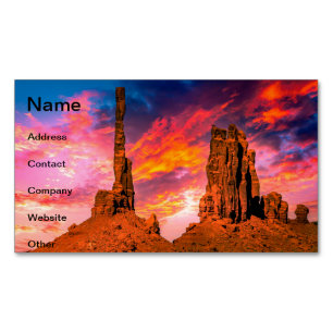 Monument Valley Magnetisch Visitekaartje
