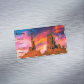 Monument Valley Magnetisch Visitekaartje (Voorbeeld)