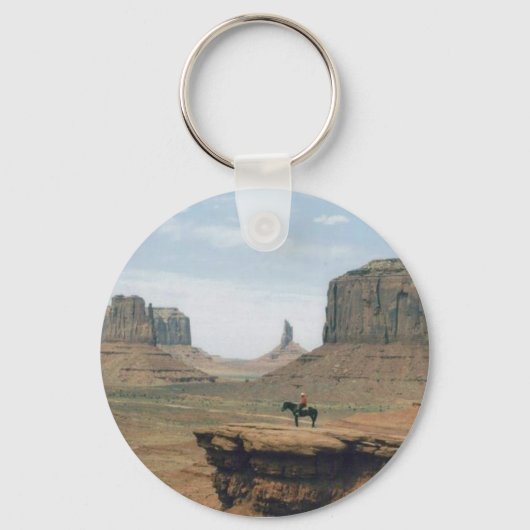 Monument Valley met Cowboy Sleutelhanger (Voorkant)