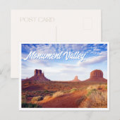 Monument Valley National Park Photo Briefkaart (Voorkant / Achterkant)