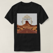 Monument Valley National Park Travel Sticker TShir T-shirt (Design voorkant)