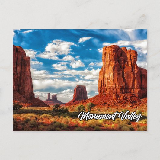 Monument Valley National Park, VS Briefkaart (Voorkant)