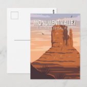 Monument Valley Navajo Tribal Park  Briefkaart (Voorkant / Achterkant)
