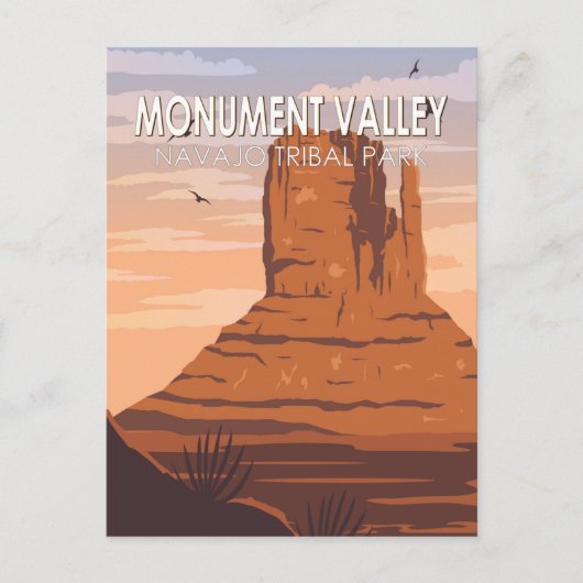 Monument Valley Navajo Tribal Park  Briefkaart (Voorkant)