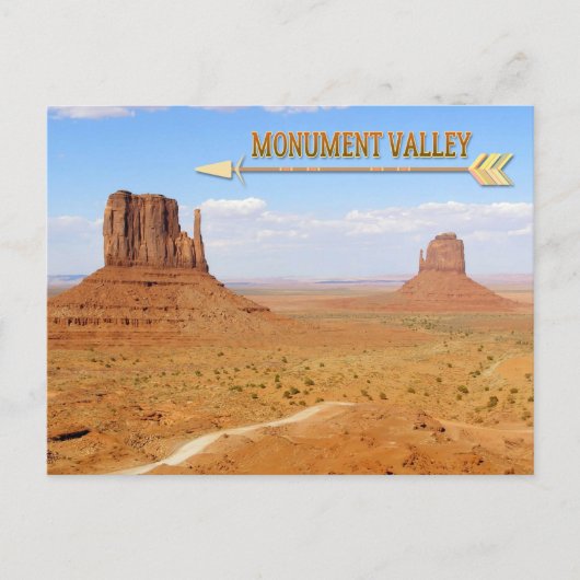 Monument Valley Navajo Tribal Park Briefkaart (Voorkant)