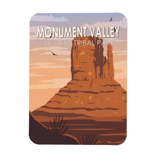 Monument Valley Navajo Tribal Park  Magneet (Verticaal)