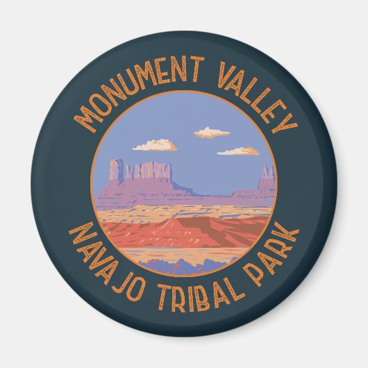 Monument Valley Navajo Tribal Park Travel  Magneet (Voorkant)