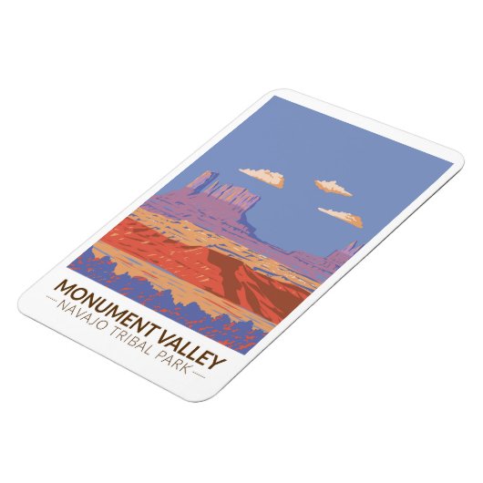 Monument Valley Navajo Tribal Park Travel  Magneet (Linkerzijde)