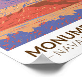 Monument Valley Navajo Tribal Park Travel  Poster (Hoek)