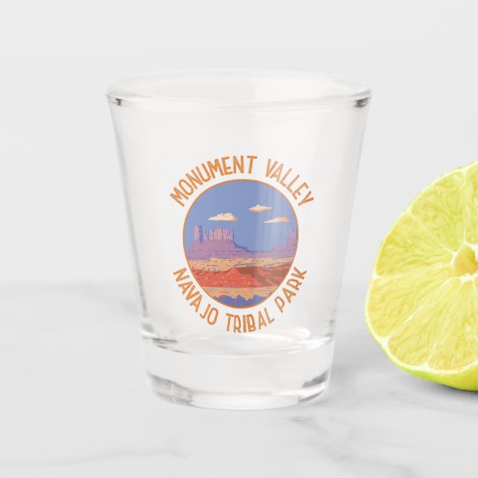 Monument Valley Navajo Tribal Park Travel Shot Glas (Voorkant)