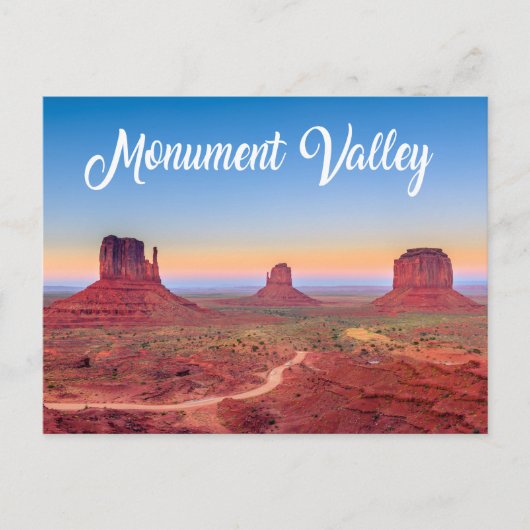 Monument Valley Navajo Tribal Park Utah USA Briefkaart (Voorkant)