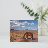 Monument Valley Navajo Tribal Park Utah USA Briefkaart (Staand voorkant)