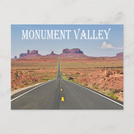 Monument Valley Navajo Tribal Park Utah USA Briefkaart (Voorkant)