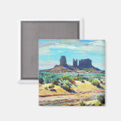 Monument Valley Old West  Magneet (Voorkant / Achterkant)