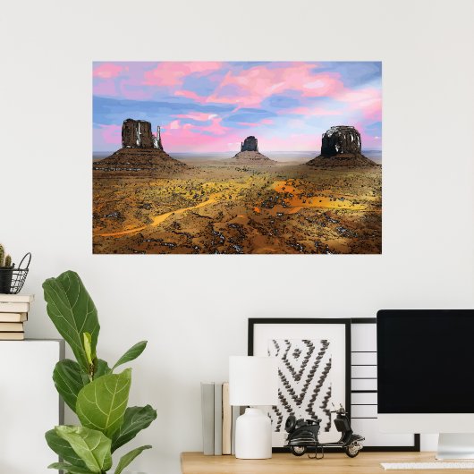 Monument Valley Poster (Thuiskantoor)