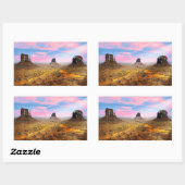 Monument Valley Rechthoekige Sticker (Vel)