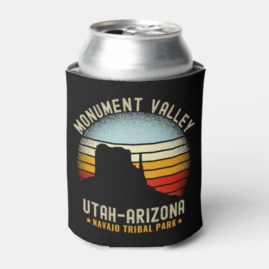 Monument Valley Retro Scenery Utah Blikjeskoeler (Blikje Voorkant)