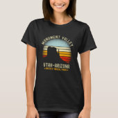 Monument Valley Retro Scenery Utah T-shirt (Voorkant)