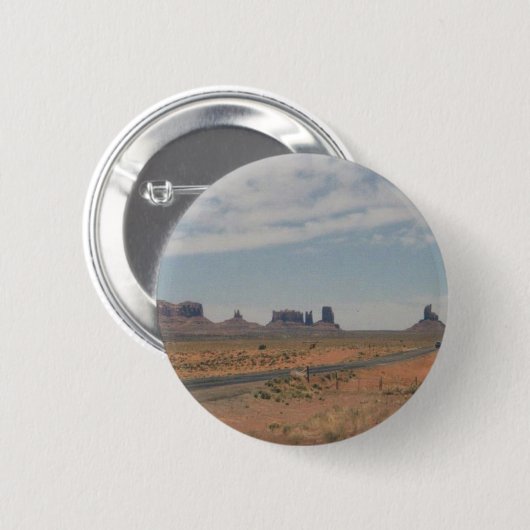 Monument Valley Ronde Button 5,7 Cm (Voorkant /achterkant)