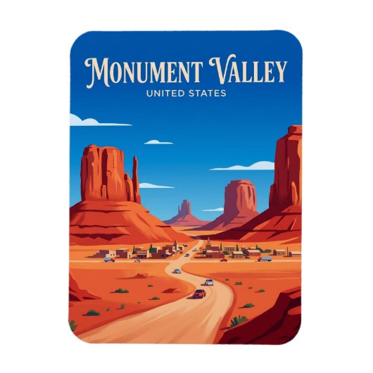 Monument Valley Scenic Drive Arizona Magneet (Verticaal)