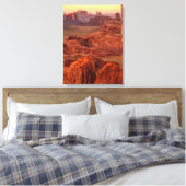 Monument valley schilderachtig, Arizona Canvas Afdruk (Insitu (Slaapkamer))