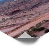 Monument Valley Sunset Panorama Poster (Hoek)