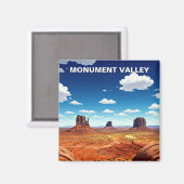 Monument Valley Travel Navajo Nation, Arizona Magneet (Voorkant / Achterkant)
