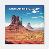 Monument Valley Travel Navajo Nation Butte Magneet (Voorkant)