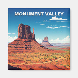 Monument Valley Travel Navajo Nation Butte Magneet