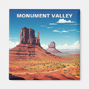 Monument Valley Travel Navajo Nation Butte Magneet