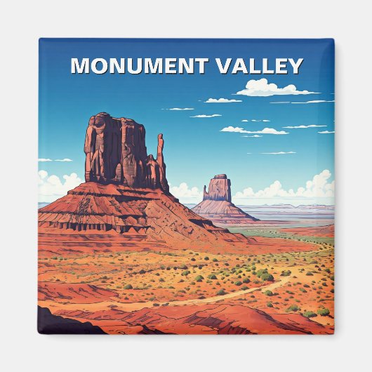 Monument Valley Travel Navajo Nation Butte Magneet (Voorkant)
